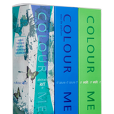 COLOUR ME Abstract Art/Azure/Volt 50ml EDP Triple Pack