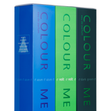 COLOUR ME Azure/Volt/Dark Green 50ml EDP Triple Pack