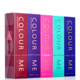 Colour Me Dark Red/Purple/Neon Pink/Aqua/Indigo 50ml Quin Pack