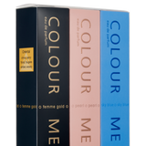 COLOUR ME Femme Gold/Pearl/Sky Blue 50ml EDP Triple Gift Set