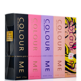 Colour Me Femme Gold/Pink/Violet/Pearl/Pop Art 50ml Quin Pack