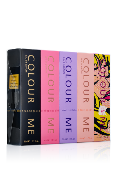 Colour Me Femme Gold/Pink/Violet/Pearl/Pop Art 50ml Quin Pack