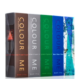 COLOUR ME Oud/SilverSport/Green/Blue/AbstractArt 50ml EDP Quin Pack
