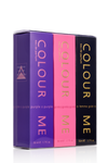 COLOUR ME Pink/Purple/Femme Gold 50ml EDP Triple Pack