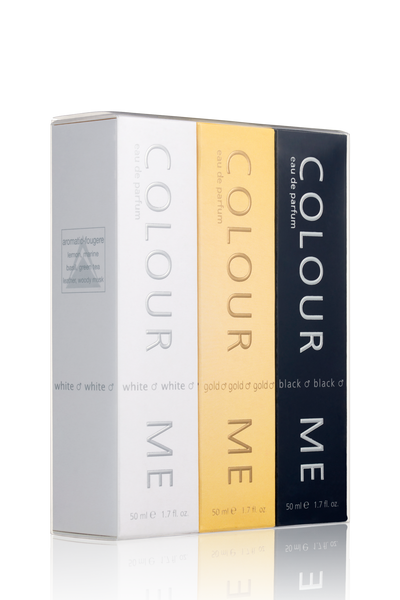 COLOUR ME White/Gold/Black Triple Gift Set